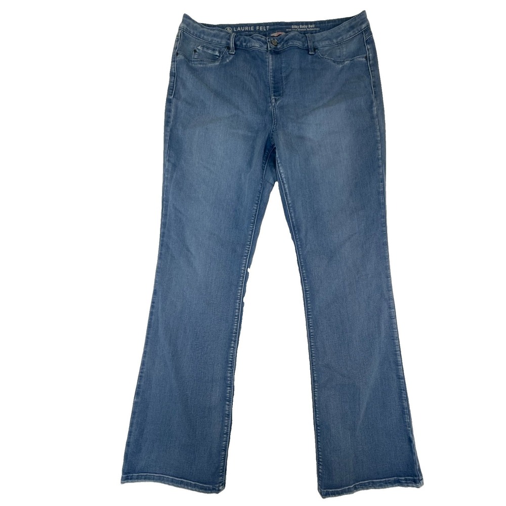 Laurie Felt Silky Baby Bell Women's Jeans Sz XLT Tall Vital Stretch Technology